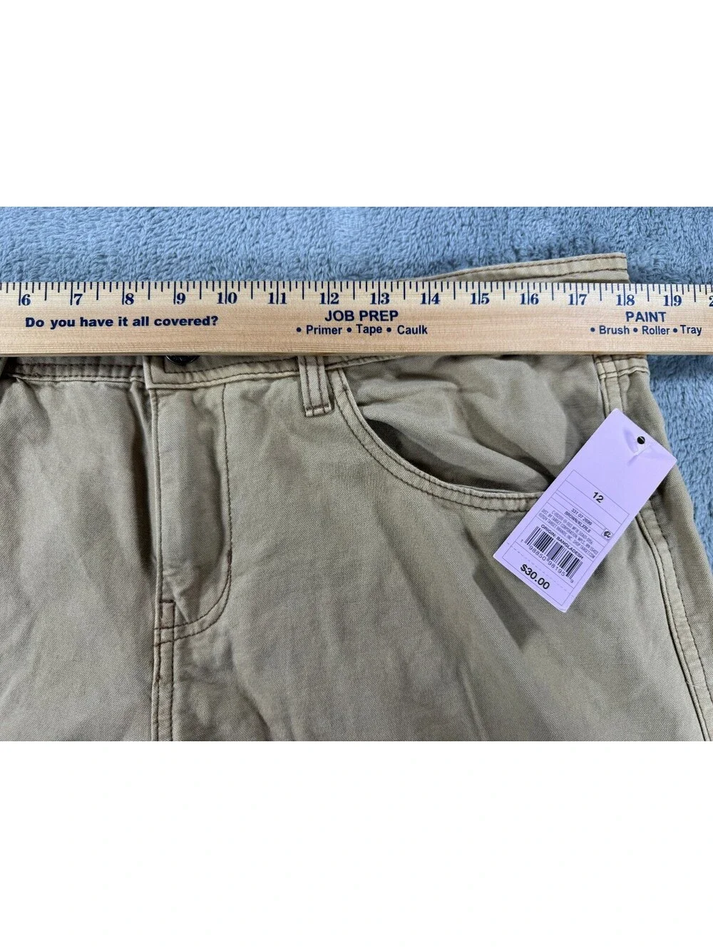 Wild Fable Womens Wild Fable Size 12 Brown Mid-Rise Carpenter Pants w Drawstring
